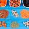 icone representativo de vitaminas e alimentos